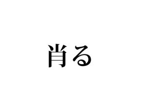 肖る