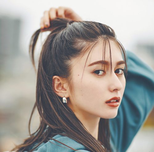 モード＆ストリートに！今っぽハーフアップヘアの作り方
