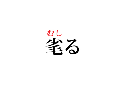 毟るの読み方