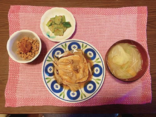 菜波　食事