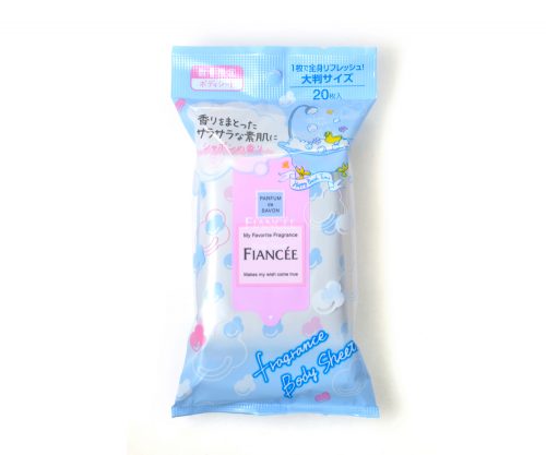 フィアンセ フレグランスボディシート シャボン 20枚入 500円（税抜）