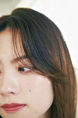 ■パールベージュをグラデーションに入れて立体感のあるツヤ髪に