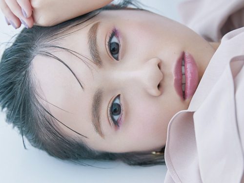 カラーアイライナーを使ったタレ目メイク