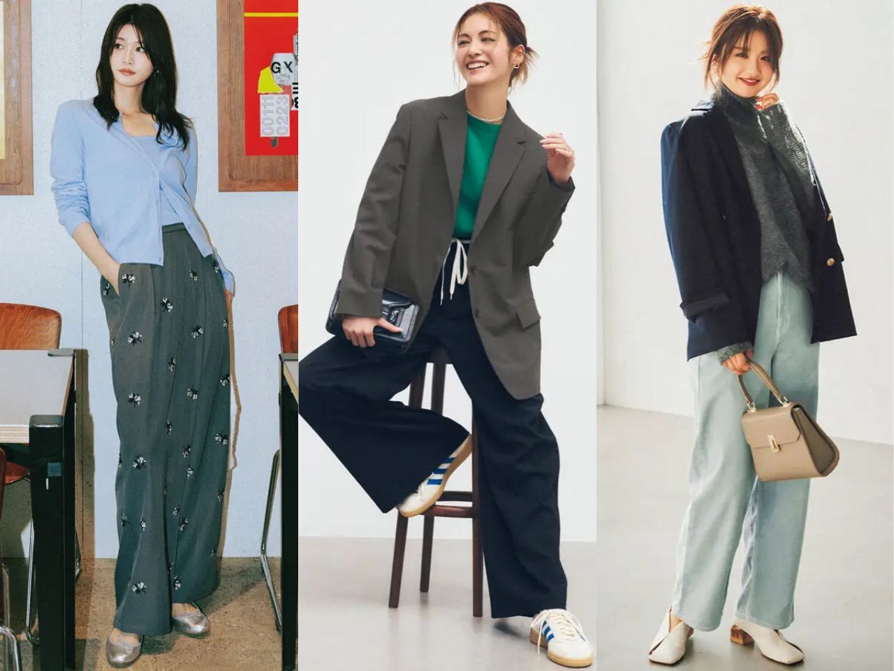 ハイウエストパンツコーデ