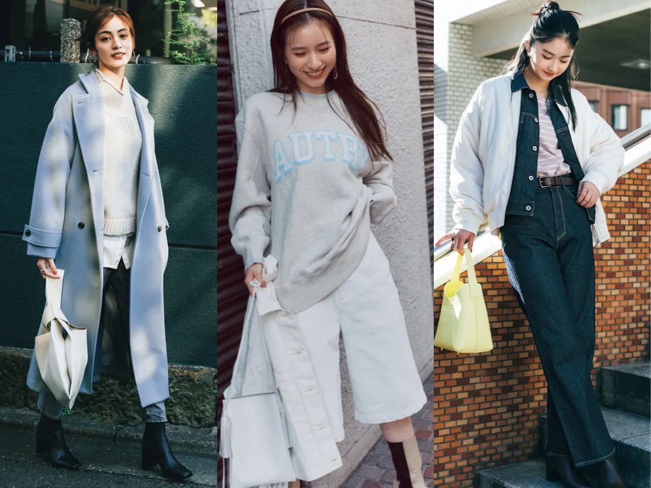 ジーンズ×ブーツレディースコーデ