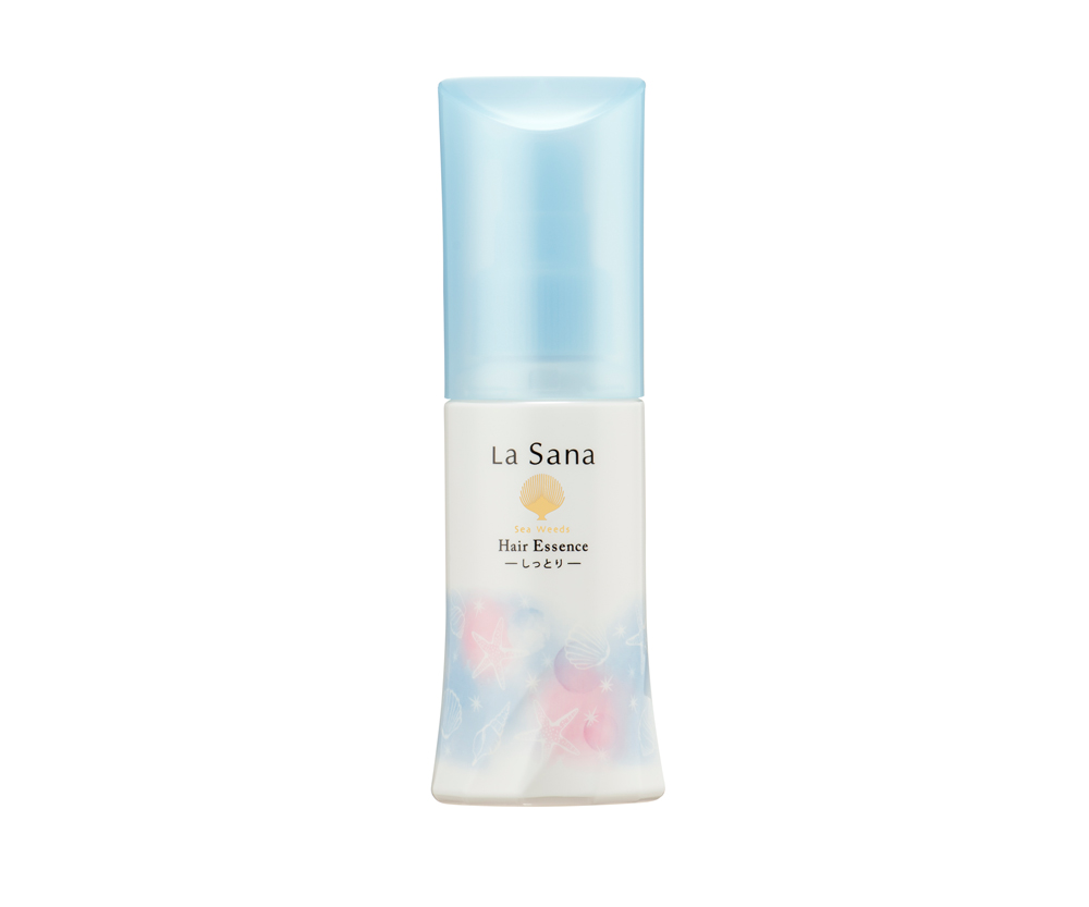 ラサーナ 海藻 ヘア エッセンス しっとり ウォータリーサボンの香り 25ml(約3週間分)1,000円、75ml(約2ヵ月分)2,800円(ともに税抜)