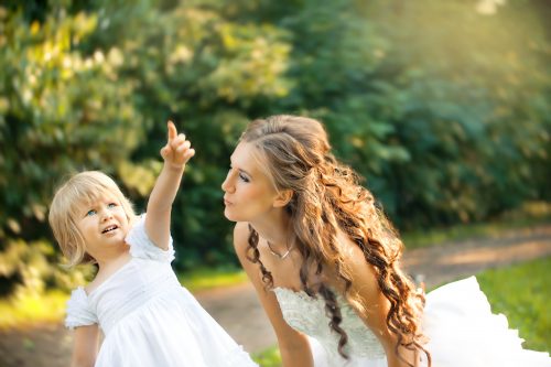 子どもと花嫁
