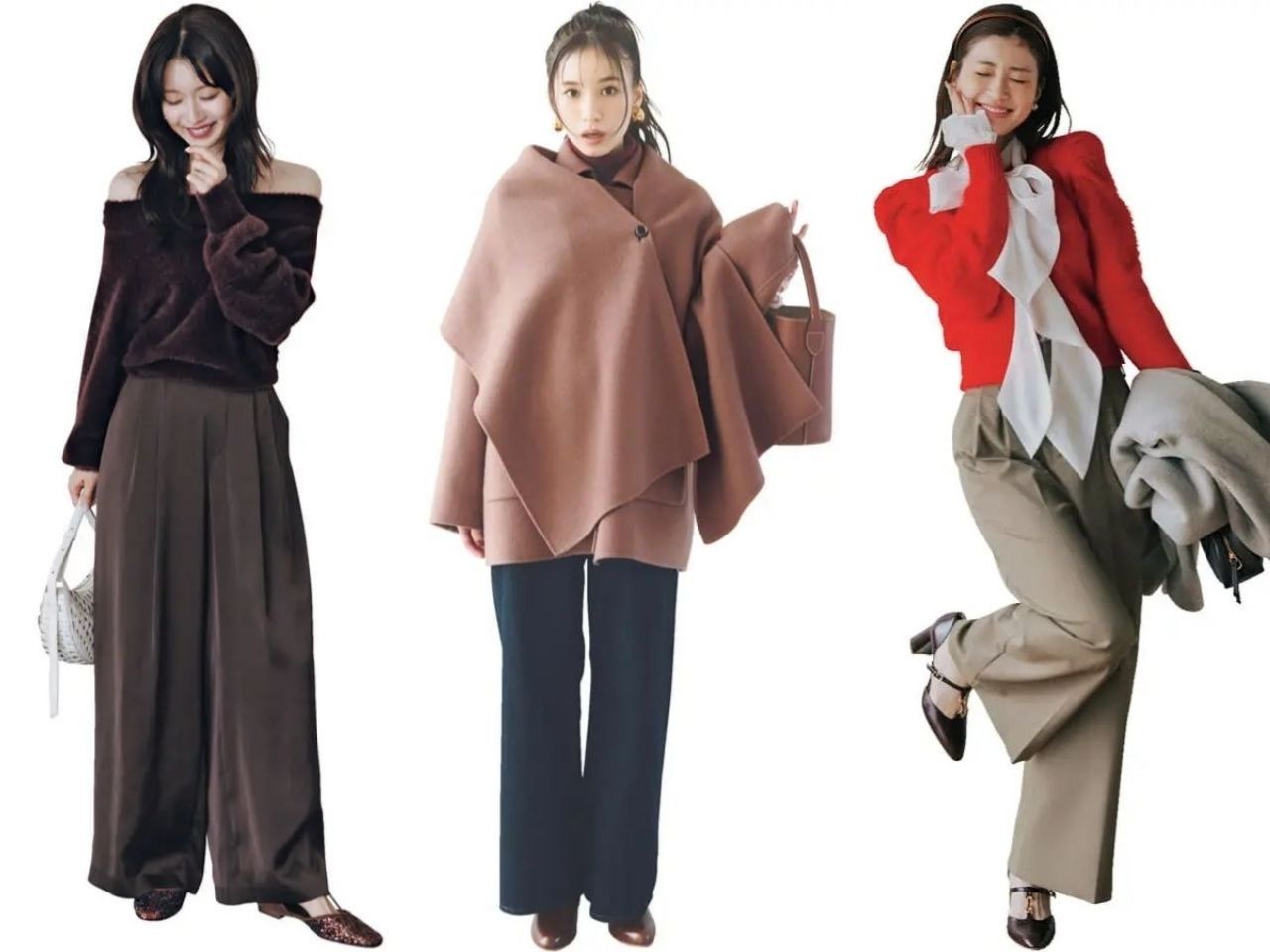 レディースきれいめパンツスタイル