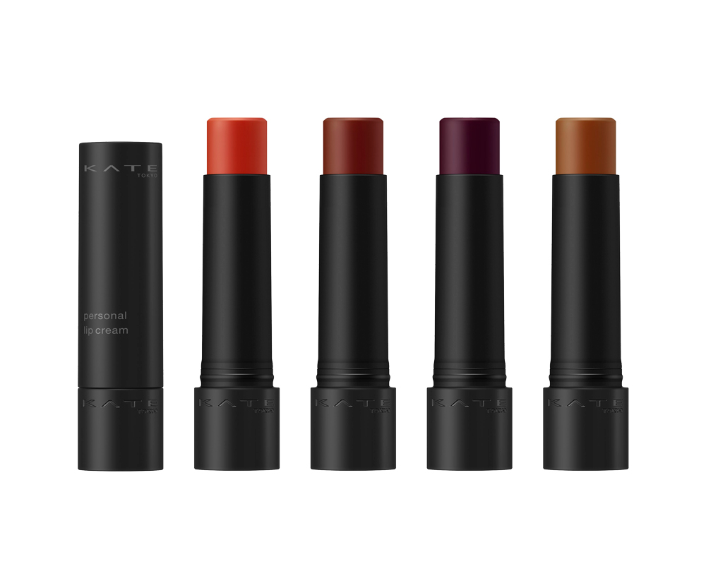 ケイト パーソナルリップクリーム SPF11・PA+ 全4色（02、04、05、06） 各500円（税抜・編集部調べ）カネボウ化粧品
