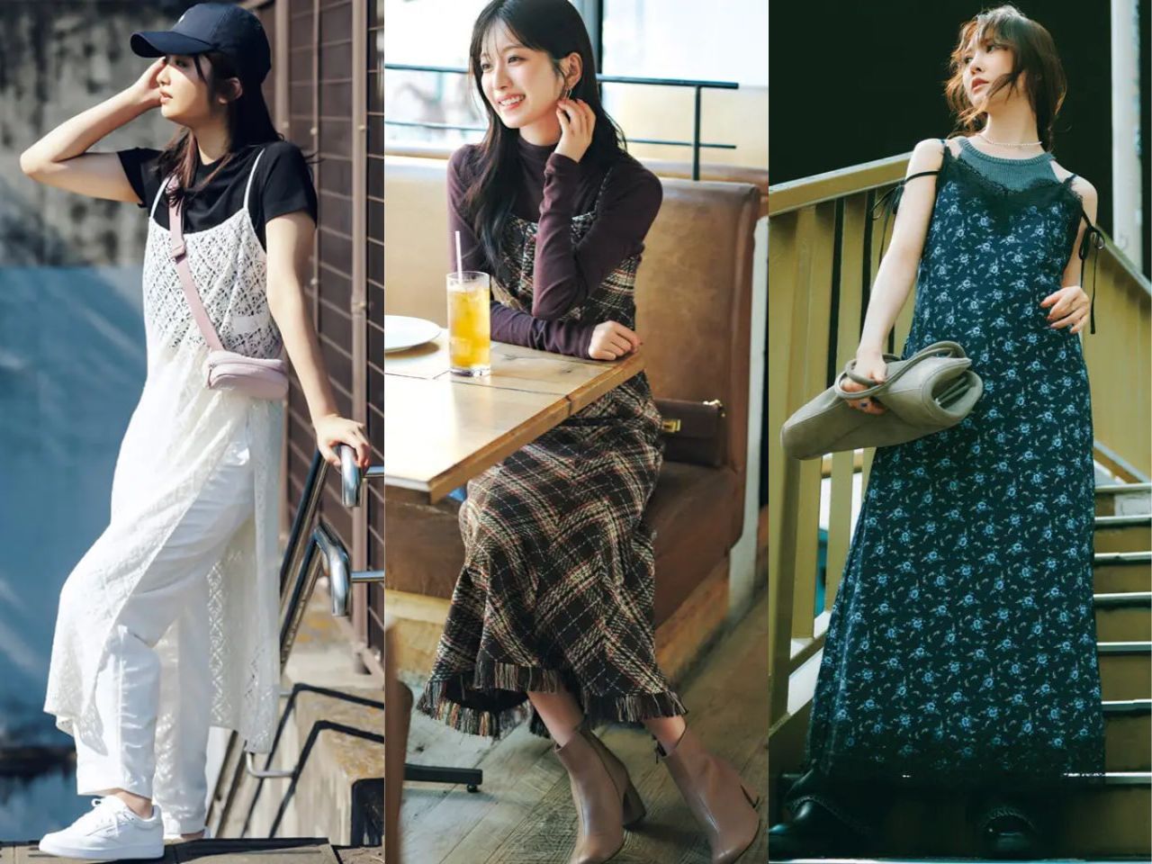 ワンピース×インナーコーデ