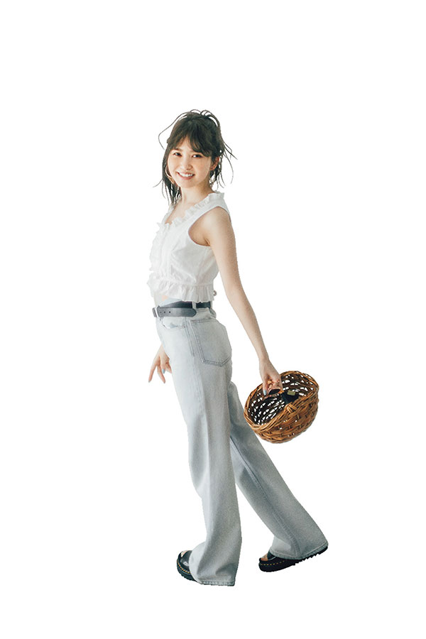 かとし的IF…♥なデート服『甘ブラウス×デニムで海デートがしたい♥』