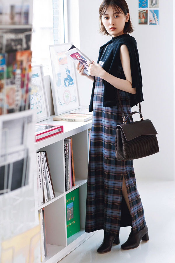 ショルダーバッグコーデ