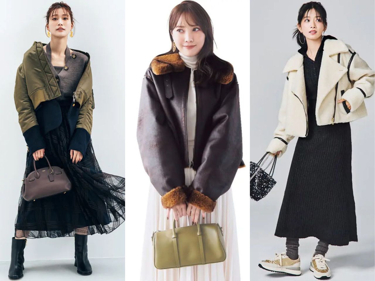 ミリタリージャケットレディースコーデ