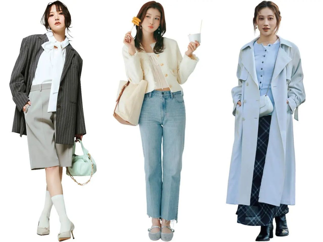 トレンド春アウターコーデ