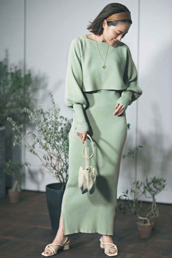 mint×Beige