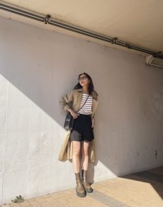 ZARAで春トレンドを攻略！身長159cmスタイリストのショーパンコーデ