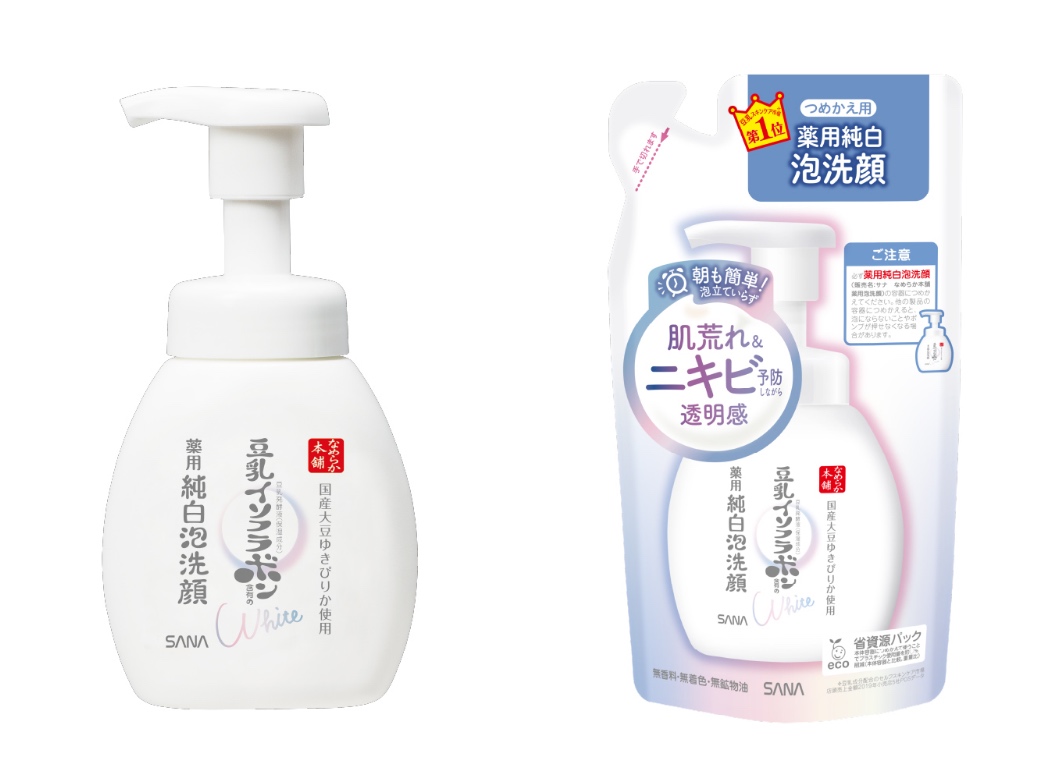 泡立てないから時短ケアにも！薬用泡洗顔