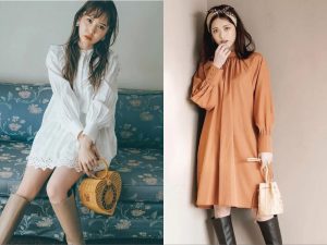 春のお出かけに最適❤️シンプルワンピースデートも普段着にも◎ 春のワンピースコーデ33選】リボン・チュールなど流行ワンピを