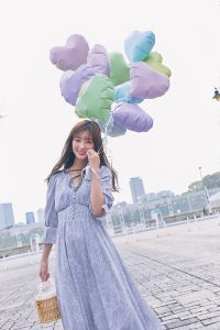 おしゃれ 半袖 ワンピース 花柄 ピンク コーデ ドレスプラス DRESS+ ワンピース 花柄 半袖 ミモレ丈 フレア