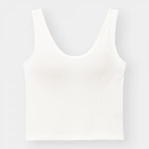 ブラフィールクロップドバックオープンタンクトップ