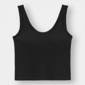 ブラフィールクロップドバックオープンタンクトップ