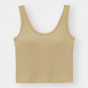 ブラフィールクロップドバックオープンタンクトップ