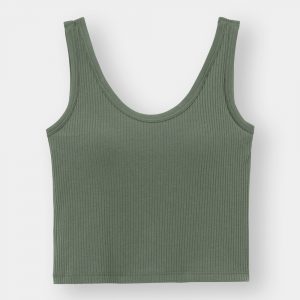 ブラフィールクロップドバックオープンタンクトップ