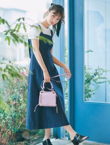 デニムのサマーワンピ