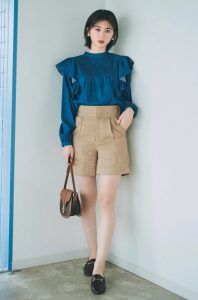 デニムブラウス