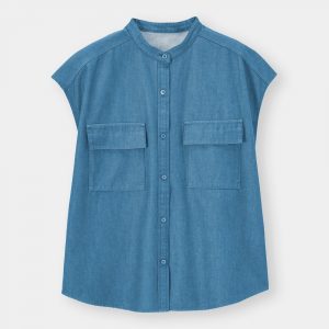 コットンダブルポケットシャツ
