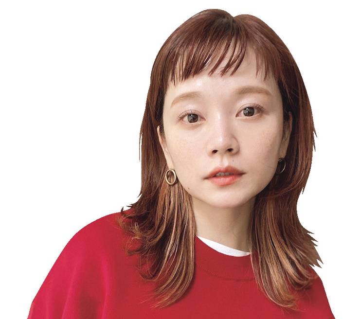 ミディアムヘアにも♪インナーバレイヤージュ