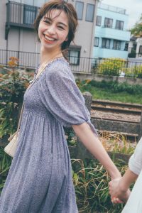 休日デートの鉄板♡一枚で最高かわいい花柄ワンピ【今日のコーデ