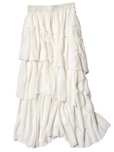 白いロングスカート