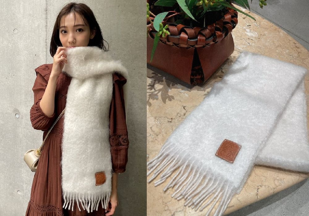 ロエベの暖かい素敵なマフラー 大人気「ロエベ」のマフラー、買ってみました。【おしゃれプロの