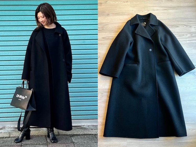 ATON」の大人ロングコートが、着るだけでおしゃれに見える！【おしゃれ