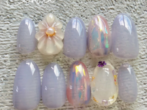 押し花ネイル