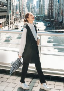 こんな先輩いたら素敵…♡ジレセットアップの着こなし【今日の