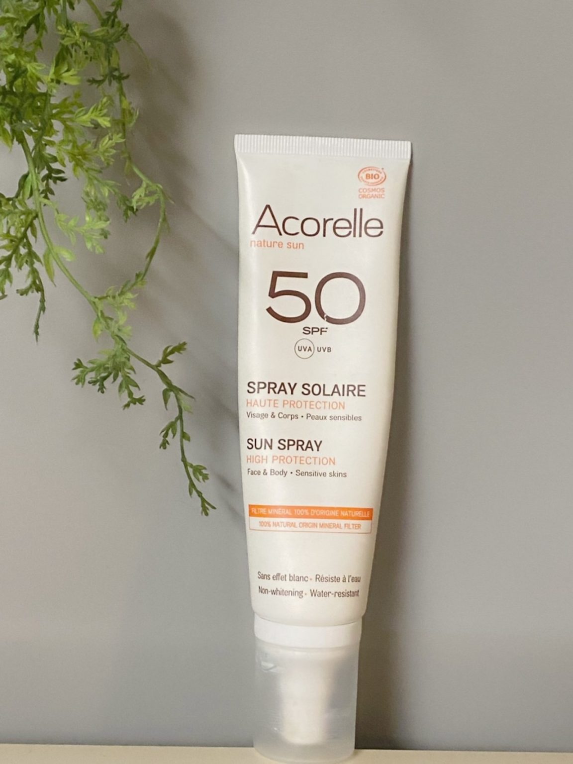 Acorelle　サンプロテクションスプレー 50