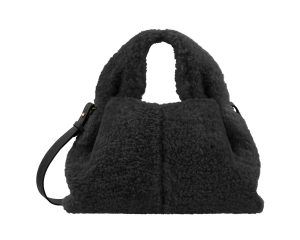 ポレーヌ ベリ ブークレ エクリュ ショルダーバッグ モコモコ 冬 ご