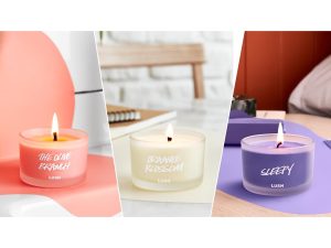 LUSH アロマキャンドル 3個セット LUSH アロマキャンドル 3個セット ラッシュの人気の香りを採用
