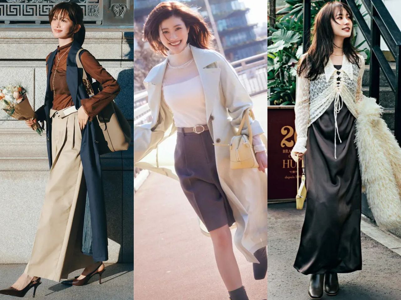 シアートップスのトレンドコーデ