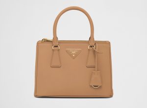 【PRADA】人気 フリンジバッグ ガレリア ミディアム 高級感 ブラック プラダ ガレリア フリンジ付 スモール レザー バッグ