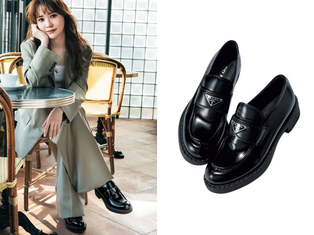 PRADAやGUCCIのローファーなど。「春のオフィスカジュアル靴」を