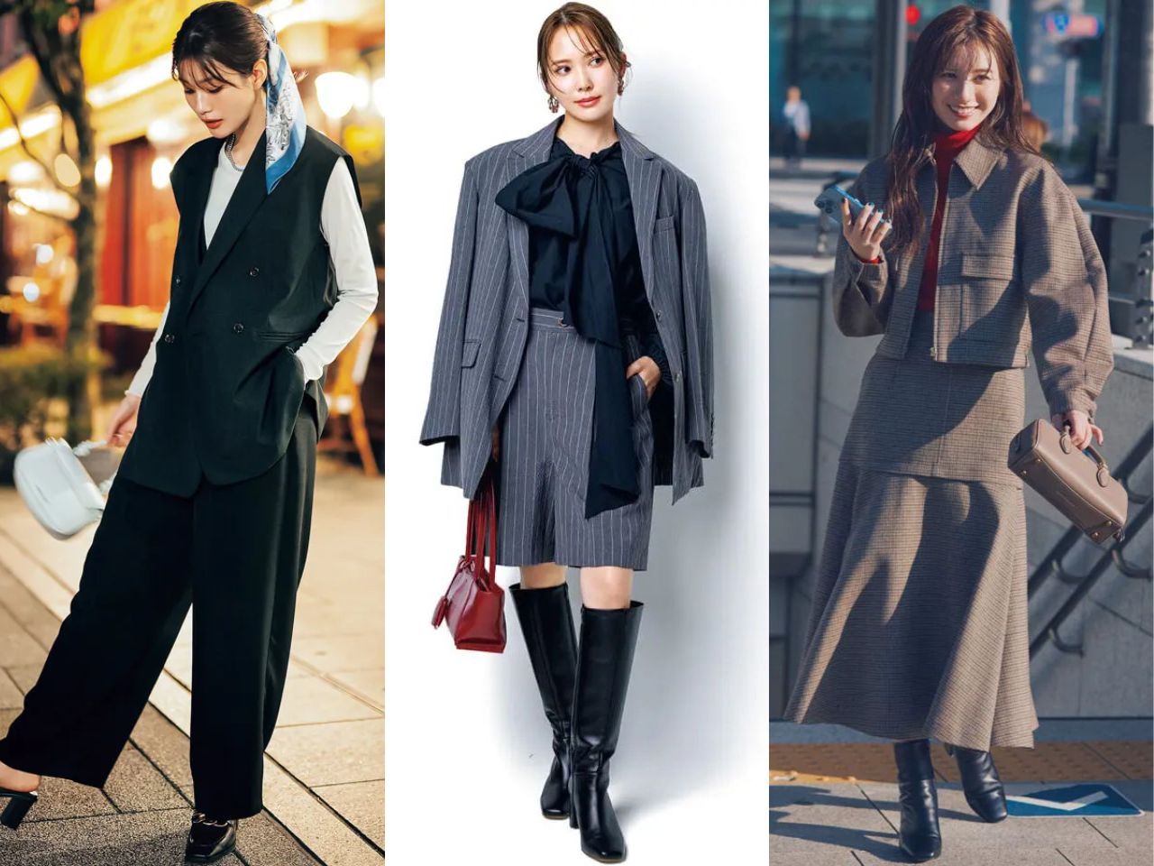 セットアップオフィスカジュアル