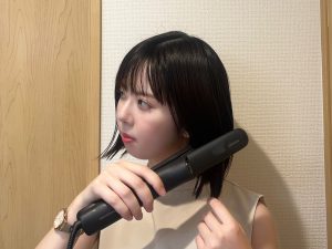 湿気の季節のヘアケアに！「ナノケアストレートアイロン」（パナソニック１７年製） 梅雨の季節のヘアケアに！「ナノケアストレートアイロン