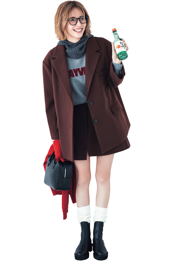 地厚&BIGサイズで秋→春先まで頼れる！メンズっぽジャケットコート『秋が深まったらすぐに着られて、冬がきたら重ねて引き続き楽しめる♡ そんなジャケット感覚ではおれるデザインが万能！ きちんと感もあるから、ON・OFF問わず使えるのもうれしいポイント。』