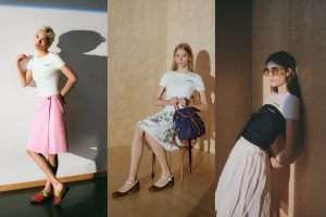 Miu Miu 国内買付 ストレッチ ボディスーツ ×Petit Bateau White Petit Bateau X Miu Miu Stretch Jersey Bodysuit | Miu Miu