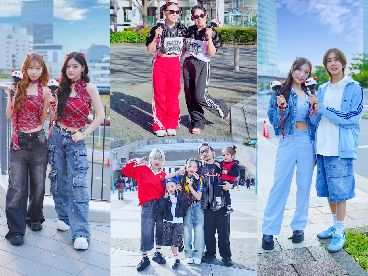 ベビモン ライブ参戦グッズセット ライブ参戦服コーデがかわいすぎる♡ BABYMONSTERライブ会場SNAP