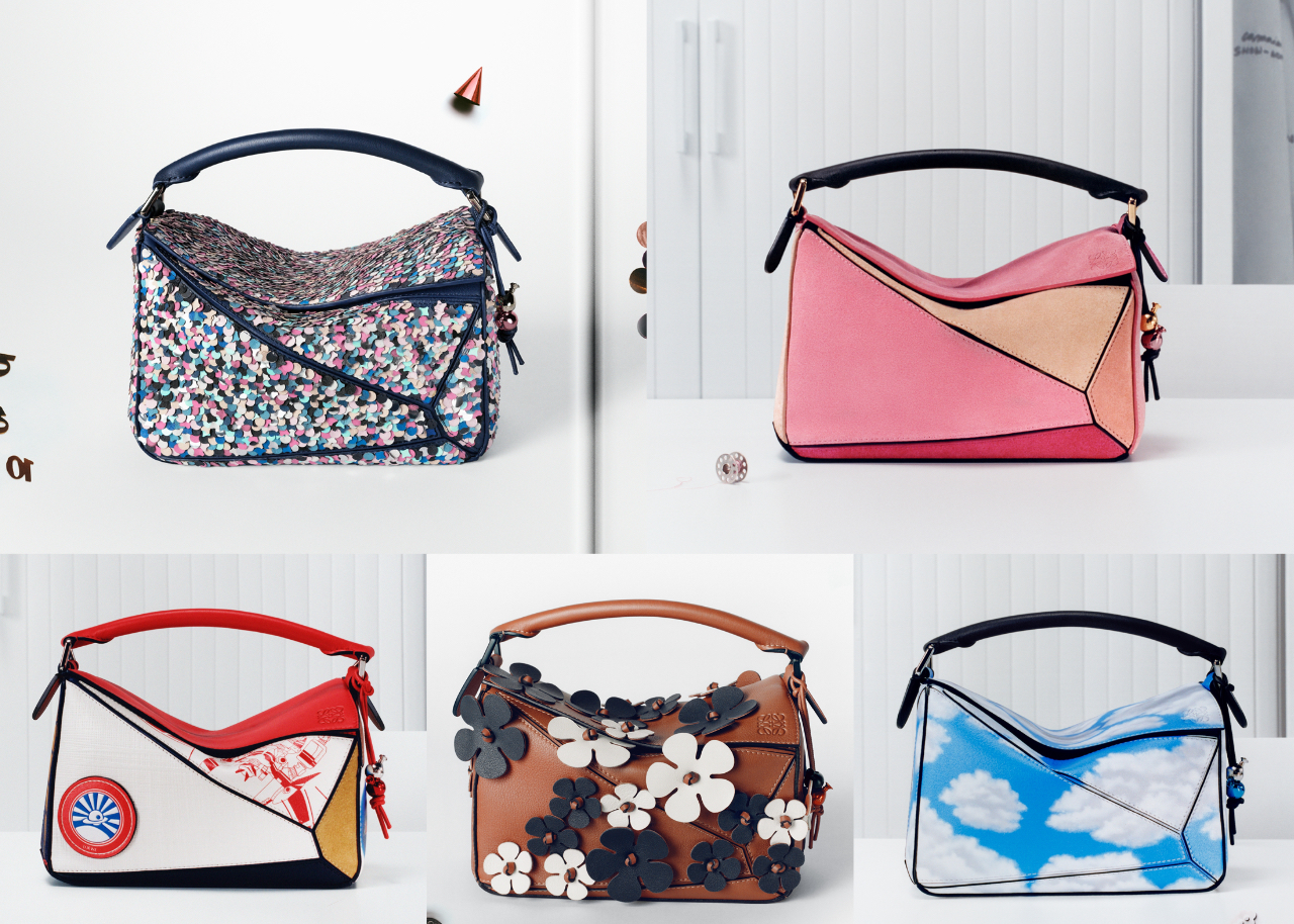 ロエベの「パズルバッグ」が10周年！復刻デザインが揃う