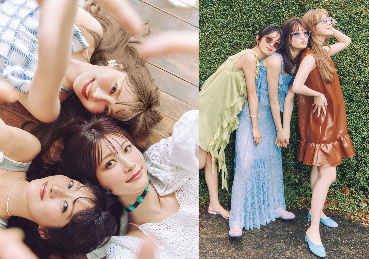 加藤史帆×小室安未×生見愛瑠】仲良し3人組が、初夏のオフを楽しむなら